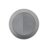N#1(Nickel) Brushed Nickel Round Dual Flush Toilet Water Tank Press Button For About 46Mm Cistern