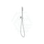 N#1(Nickel) Brushed Nickel Single Function Tube Hand Shower On Wall Outlet Bracket Rail 