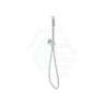 N#1(Nickel) Brushed Nickel Single Function Tube Hand Shower On Wall Outlet Bracket Rail 