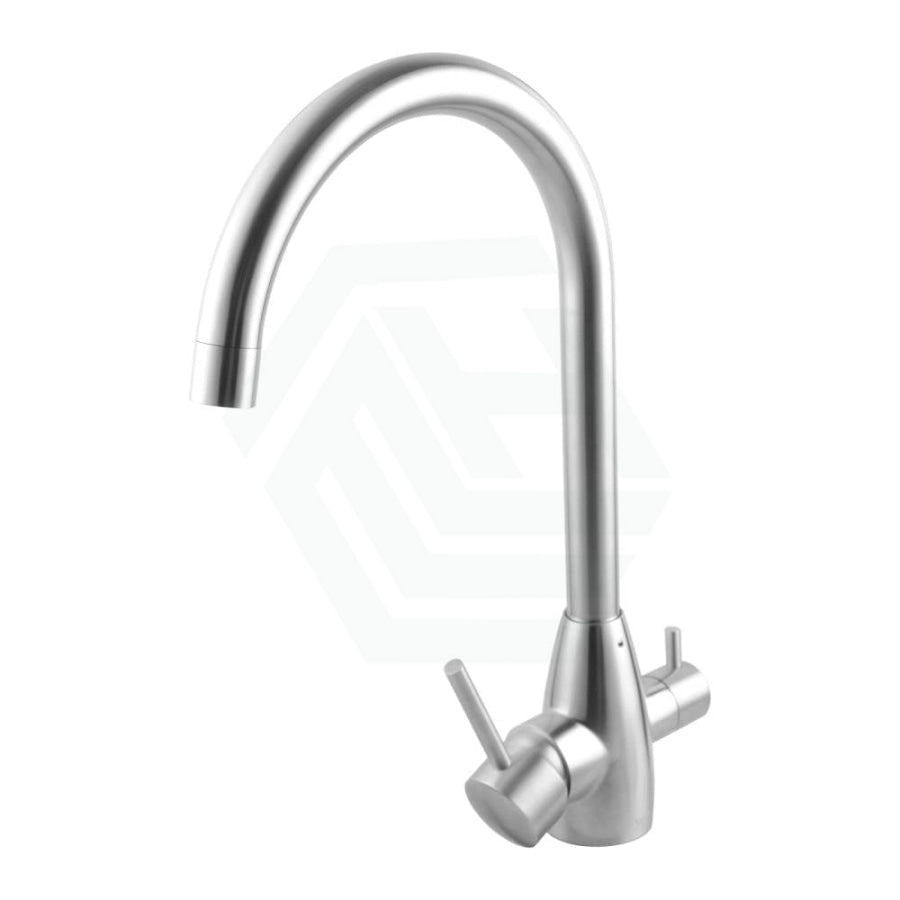 Brushed Nickel Stainless Steel 3 Way Filter Tap With 360° Swivel And Purifier For Kitchen Products