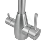 Brushed Nickel Stainless Steel 3 Way Filter Tap With 360° Swivel And Purifier For Kitchen Products