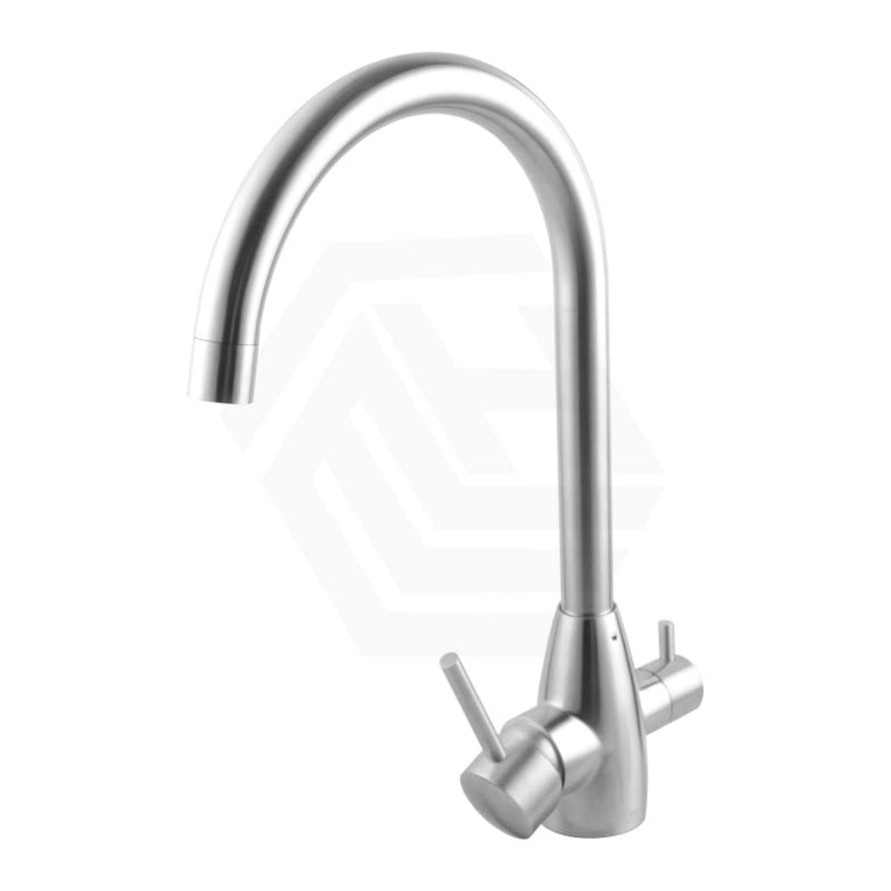 Brushed Nickel Stainless Steel 3 Way Filter Tap With 360 Swivel And Purifier For Kitchen Products