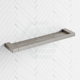 N#1(Nickel) Ceram Brushed Nickel Cosmetic Metal Shelf Brass & Zinc Alloy Back To Wall Bathroom