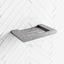 N#1(Nickel) Cora Round Rectangle Soap Dish Brushed Nickel Holders