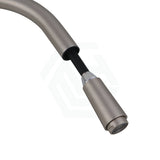 Euro Brushed Nickel Solid Brass Round Mixer Tap With 360° Swivel And Pull Out For Kitchen Kitchen