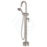 Eleanor Brushed Nickel Floor Mixer & Shower