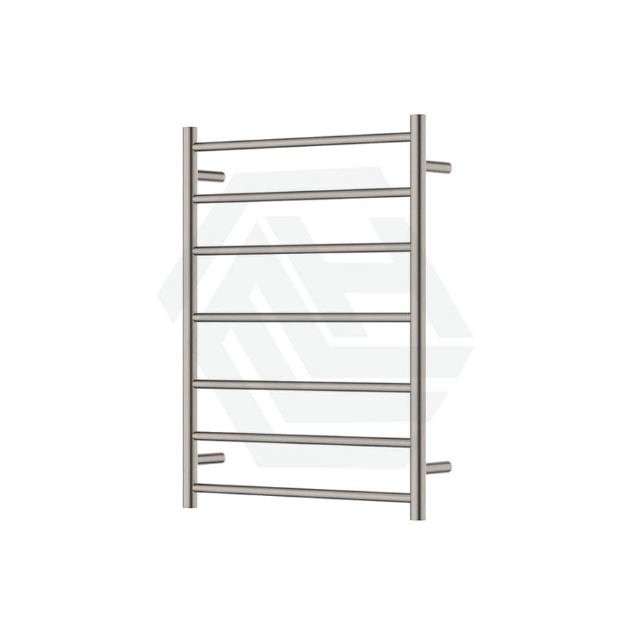 N#1(Nickel) Fienza Isabella Brushed Nickel Heated Towel Rail 7/8/9 Bars Rails