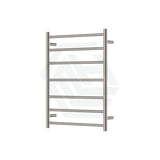 N#1(Nickel) Fienza Isabella Brushed Nickel Heated Towel Rail 7/8/9 Bars Rails