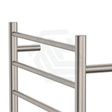N#1(Nickel) Fienza Isabella Brushed Nickel Heated Towel Rail 7/8/9 Bars Rails