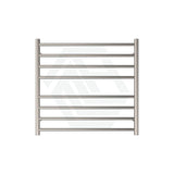 N#1(Nickel) Fienza Isabella Brushed Nickel Heated Towel Rail 7/8/9 Bars Rails