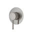 N#1(Nickel) Fienza Kaya Wall Mixer Brushed Nickel Large Round Plate Mixers