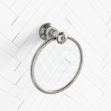 N#1(Nickel) Fienza Lillian Towel Ring Brushed Nickel Hand Holders