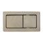 N#1(Nickel) Fienza Square Brushed Nickel Toilet Flush Button Plate For Back To Wall Suite Toilets