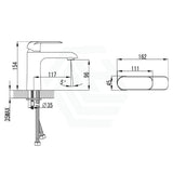 N#1(Nickel) Ikon Kara Solid Brass Brushed Nickel Basin Mixer Tap For Vanity And Sink Short Mixers
