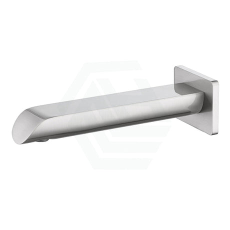 N#1(Nickel) Ikon Kara Solid Brass Brushed Nickel Bathtub Spout Wall Water Spouts