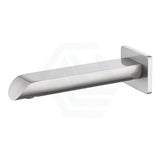 N#1(Nickel) Ikon Kara Solid Brass Brushed Nickel Bathtub Spout Wall Water Spouts