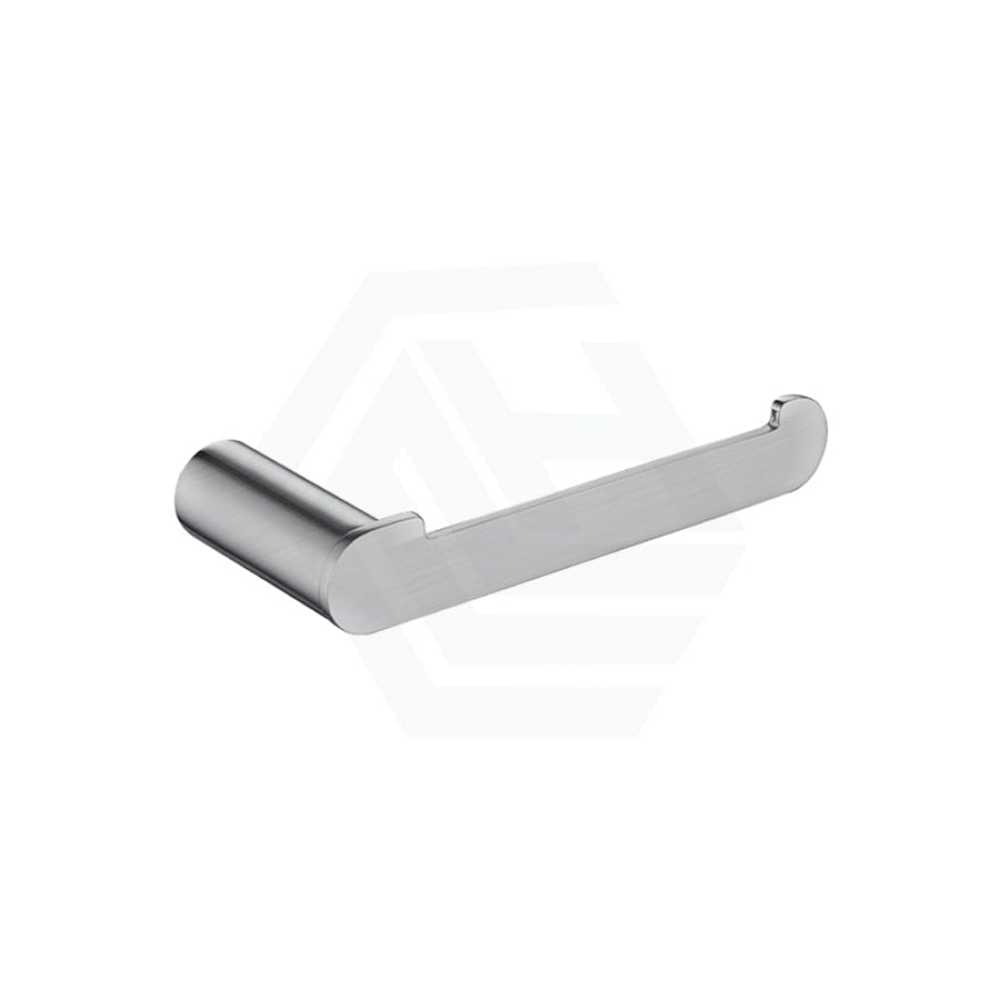 Norico 170Mm Brushed Nickel Toilet Paper Holder Solid Brass Wall Mounted