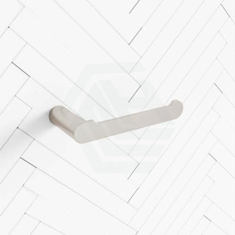 N#1(Nickel) Norico 170Mm Brushed Nickel Toilet Paper Holder Solid Brass Wall Mounted Holders