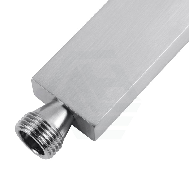 Brushed Nickel Brass Square Handheld Shower Spray Head Bathroom Products