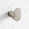 N#1(Nickel) Norico Brushed Nickel Robe Hook Wall Mounted Solid Brass Hooks