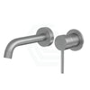 Norico Brushed Nickel Solid Brass Wall Tap Set With Mixer For Bathtub And Basin Bath/Basin Sets