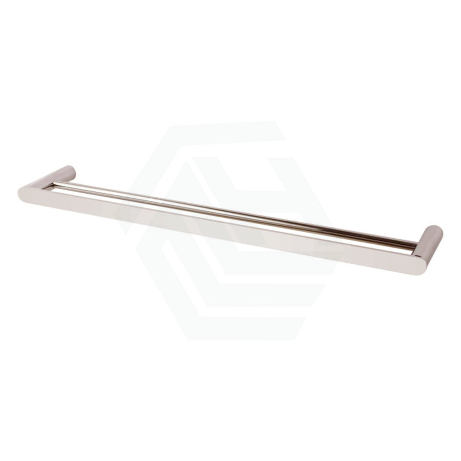 Norico Esperia 600/800mm Brushed Nickel Double Towel Rail Stainless Steel 304 Wall Mounted Bathroom