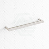 N#1(Nickel) Norico Esperia 600/800mm Brushed Nickel Double Towel Rail Stainless Steel 304 Wall