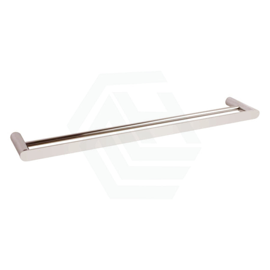 Norico Esperia 600/800mm Brushed Nickel Double Towel Rail Stainless Steel 304 Wall Mounted Bathroom