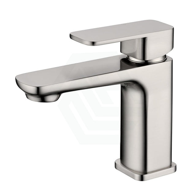 N#1(Nickel) Nova New Brass Brushed Nickel Basin Mixer Short Mixers