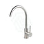 N#1(Nickel) Round Brushed Nickel Kitchen Sink Mixer Tap 360° Swivel Mixers