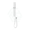 N#1(Nickel) Round Brushed Nickel Shower Rail With Handheld Set