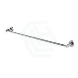 N#1(Nickel) Round Brushed Nickel Single Towel Rack Rail 800Mm Stainless Steel 304 Cut To Size Rails