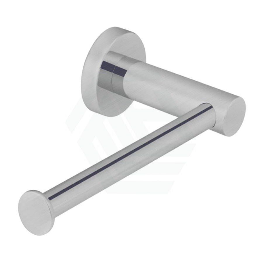 N#1(Nickel) Round Brushed Nickel Toilet Paper Roll Holder Stainless Steel Wall Mounted Holders