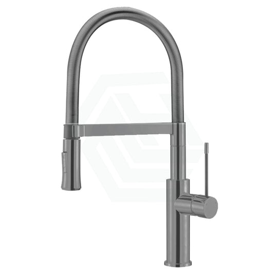 Scotia 360 Swivel Brushed Nickel Kitchen Sink Mixer Tap Hot & Cold Brass Pull Down Mixers