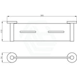 Single Metal Shelf With Round Bracket Wall Mounted Brushed Nickel Back To Bathroom Shelves