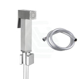 Brass Square Toilet Bidet Spray Kit Brushed Nickel