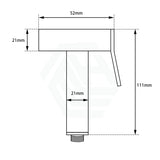 Square Brass Brushed Nickel Toilet Bidet Spray Kit With 1.2M Pvc Hose