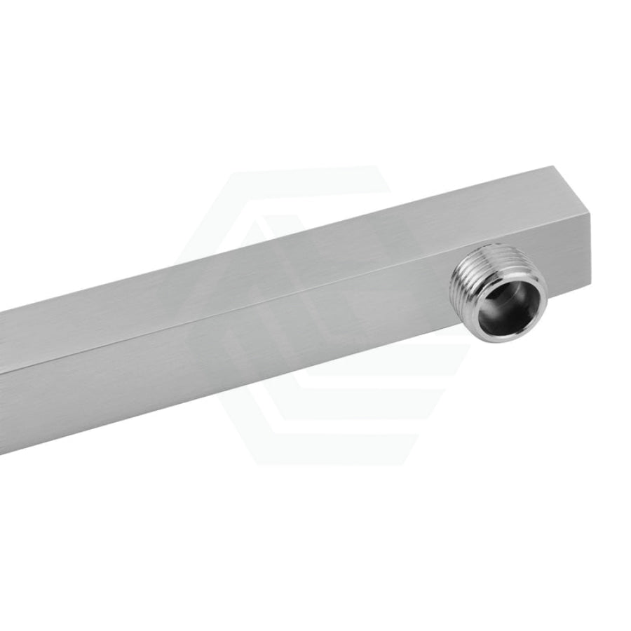 Square Swivel Shower Arm Brushed Nickel