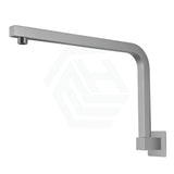 Square Swivel Shower Arm Brushed Nickel