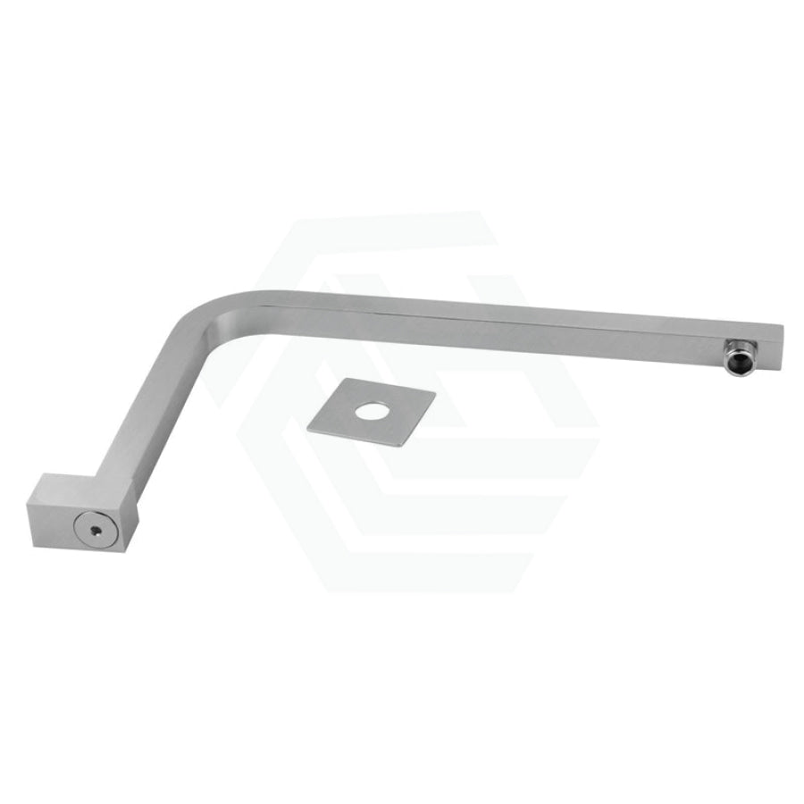 Square Swivel Shower Arm Brushed Nickel