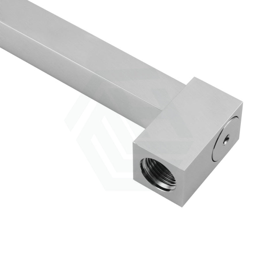 Square Swivel Shower Arm Brushed Nickel