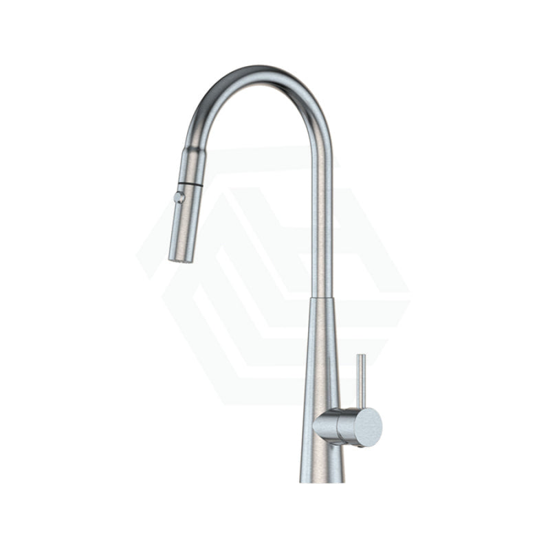 Xcel Xpressfit Satin Stainless Steel Retractable Dual Spray Swivel Pull Out Mixer Tap Sink Mixers