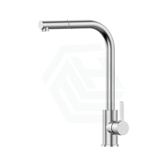 Xclaimer Xpressfit Satin Stainless Steel Straight Neck Retractable Mini Pull Out Mixer Sink Mixers
