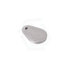 N#1(Nickel) 5.5mm Thick Brushed Nickel Round Hinge Covers For Seat Cover SC1064