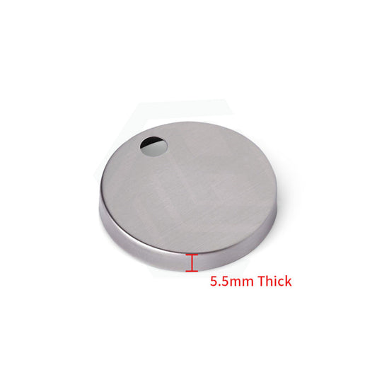 N#1(Nickel) 5.5Mm Thick Brushed Nickel Round Hinge Covers For Seat Cover Sc1064-5.5 Toilet