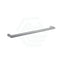 630/830Mm Thermogroup Round Single Bar Heated Towel Rail Brushed Nickel Rails