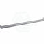 630/830Mm Round Single Bar Heated Towel Rail Brushed Nickel 830Mm Rails