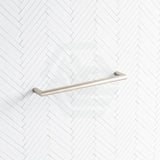 N#2(Nickel) 630/830Mm Thermogroup 12V Round Single Bar Heated Towel Rail Brushed Nickel Rails