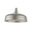 N#1(Nickel) Ikon Clasico 220Mm Round Brass Brushed Nickel Shower Head Heads