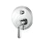 N#1(Nickel) Ikon Clasico Brushed Nickel Wall Diverter Mixer With Brass/Ceramic Handle Mixers